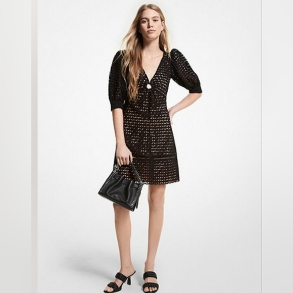 Michael Kors NWT Eyelet cotton dress size 0. - Picture 16 of 16